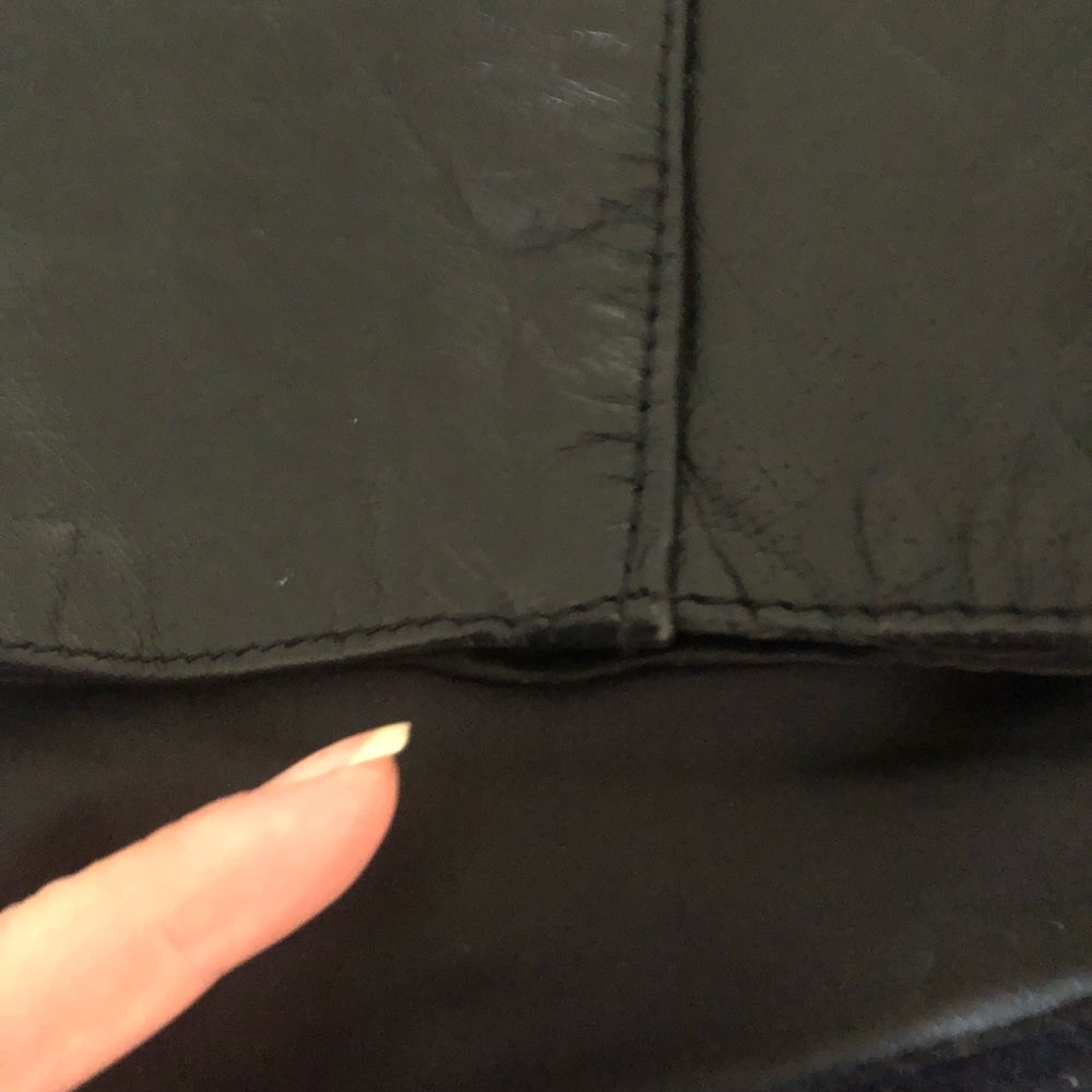 LEATHERKING black 100% leather vest - Picture 15 of 16